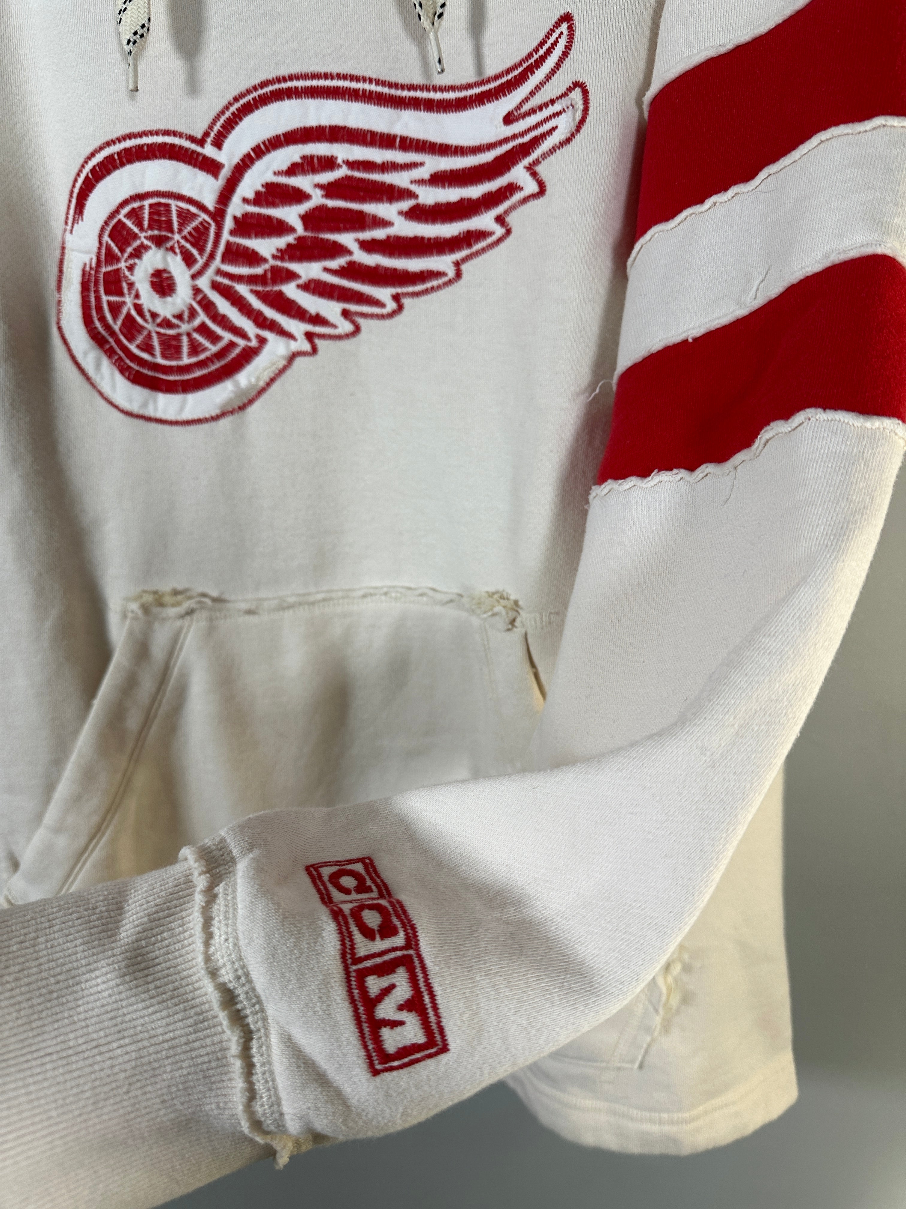 Reebok NHL Red Wings Applique Logo Hoodie-L 48" Chest