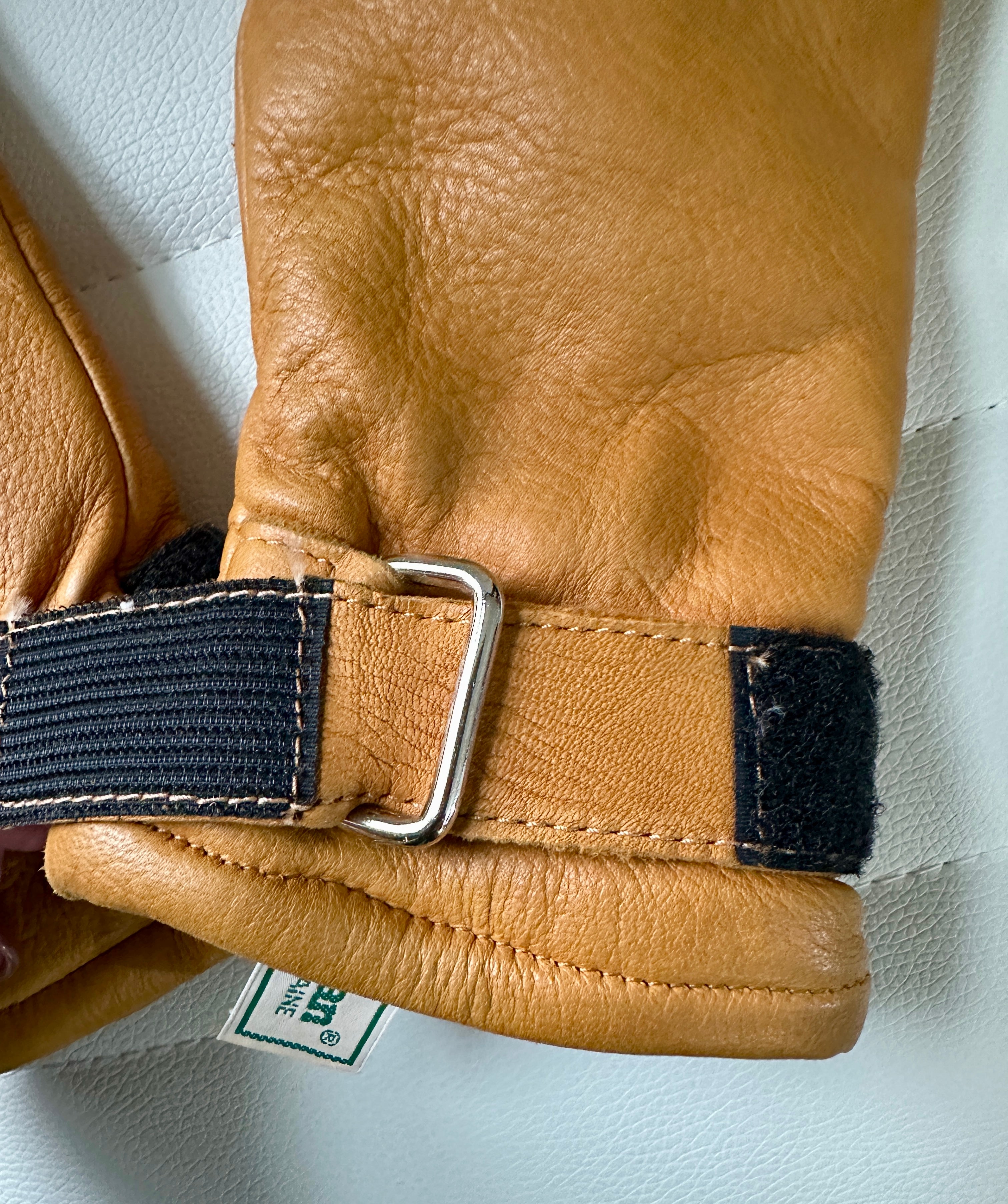 Vintage LL Bean Deerskin Chopper Mittens Lined STA-SOFT Water Resistant USA-M