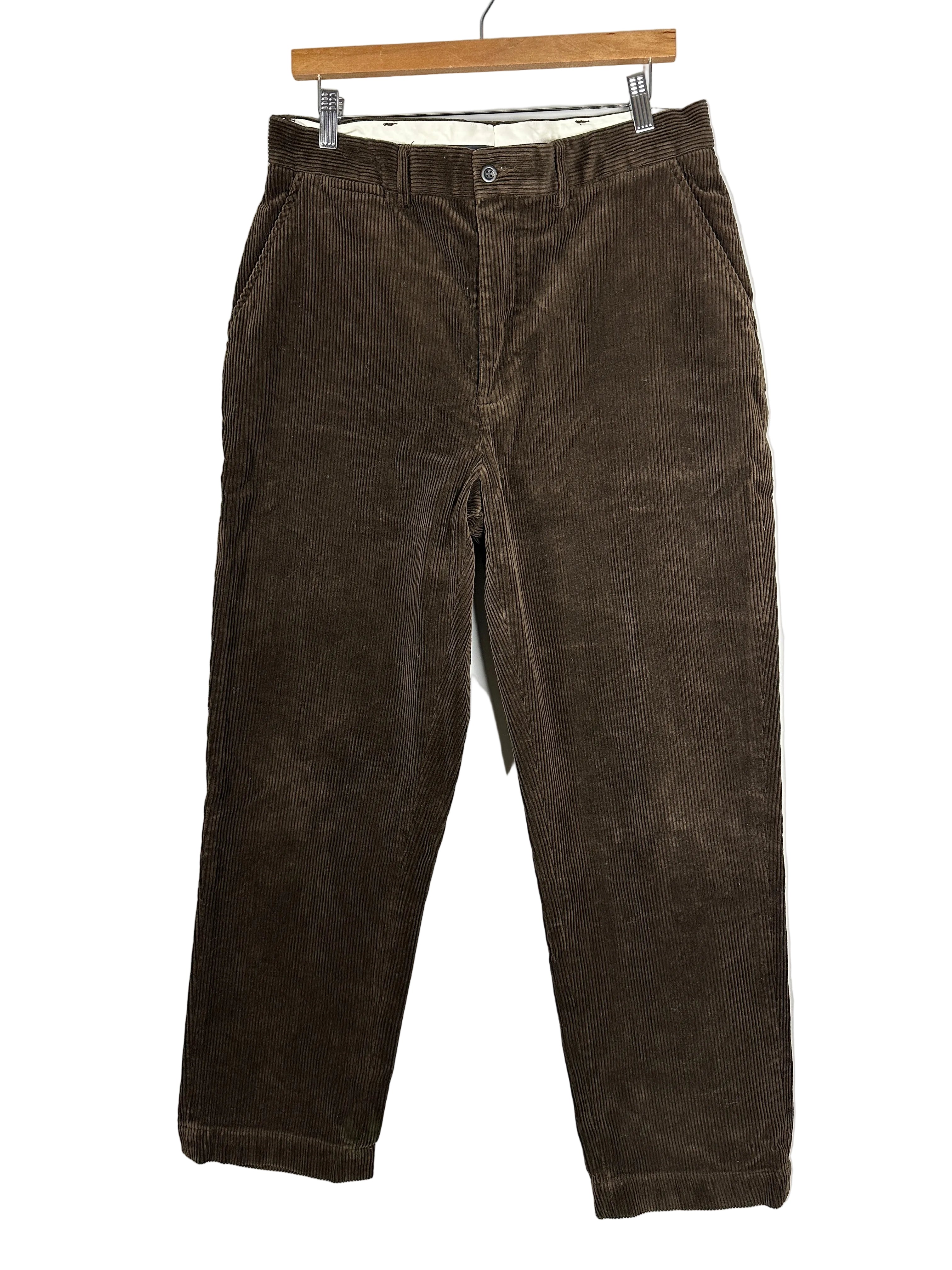 Vintage Polo Ralph Lauren Brown Wide Wale Corduroy Classic Fit-34x30