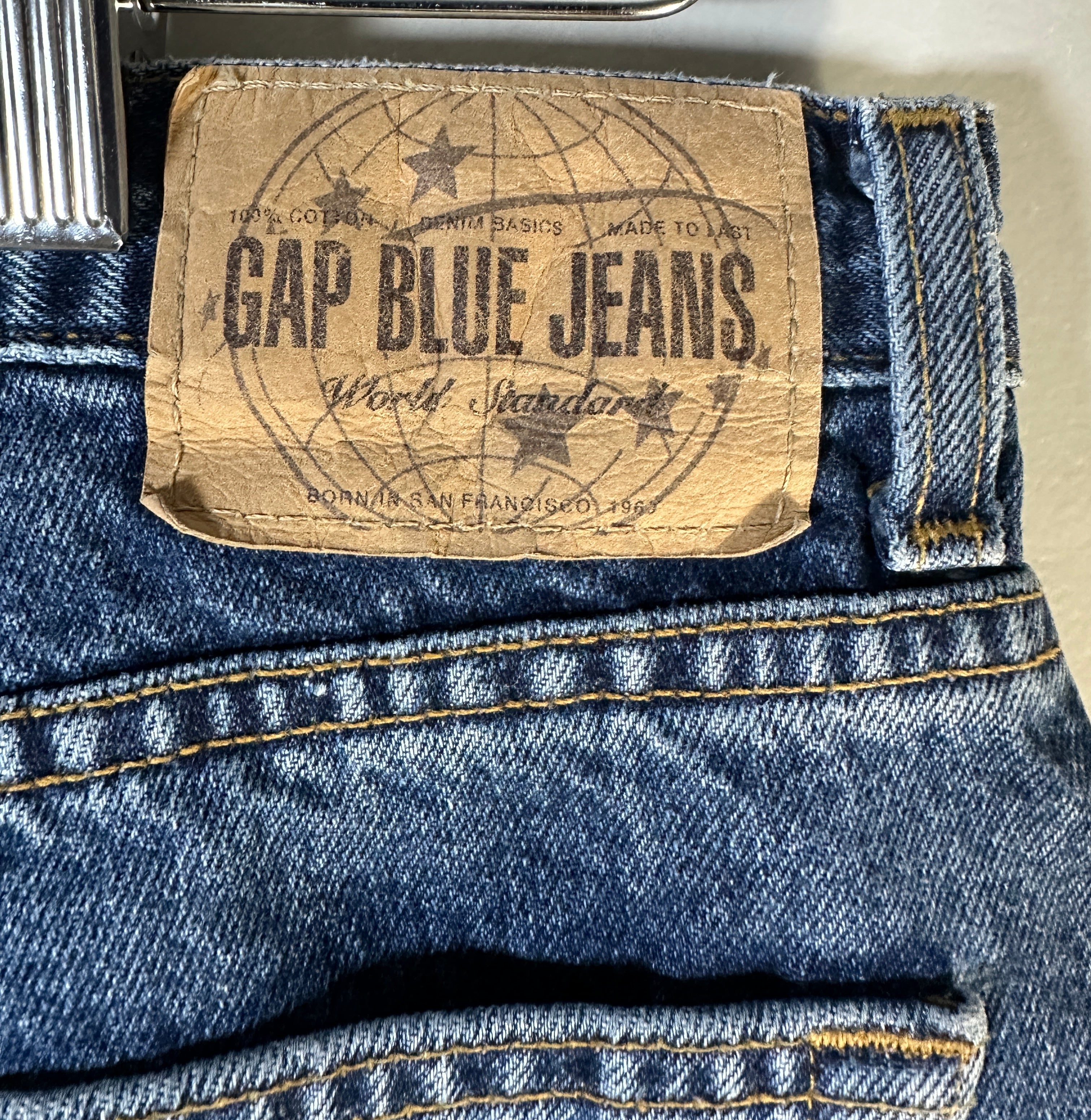 Vintage 90s GAP Blue Jeans Made in USA High Rise Classic Fit-12R