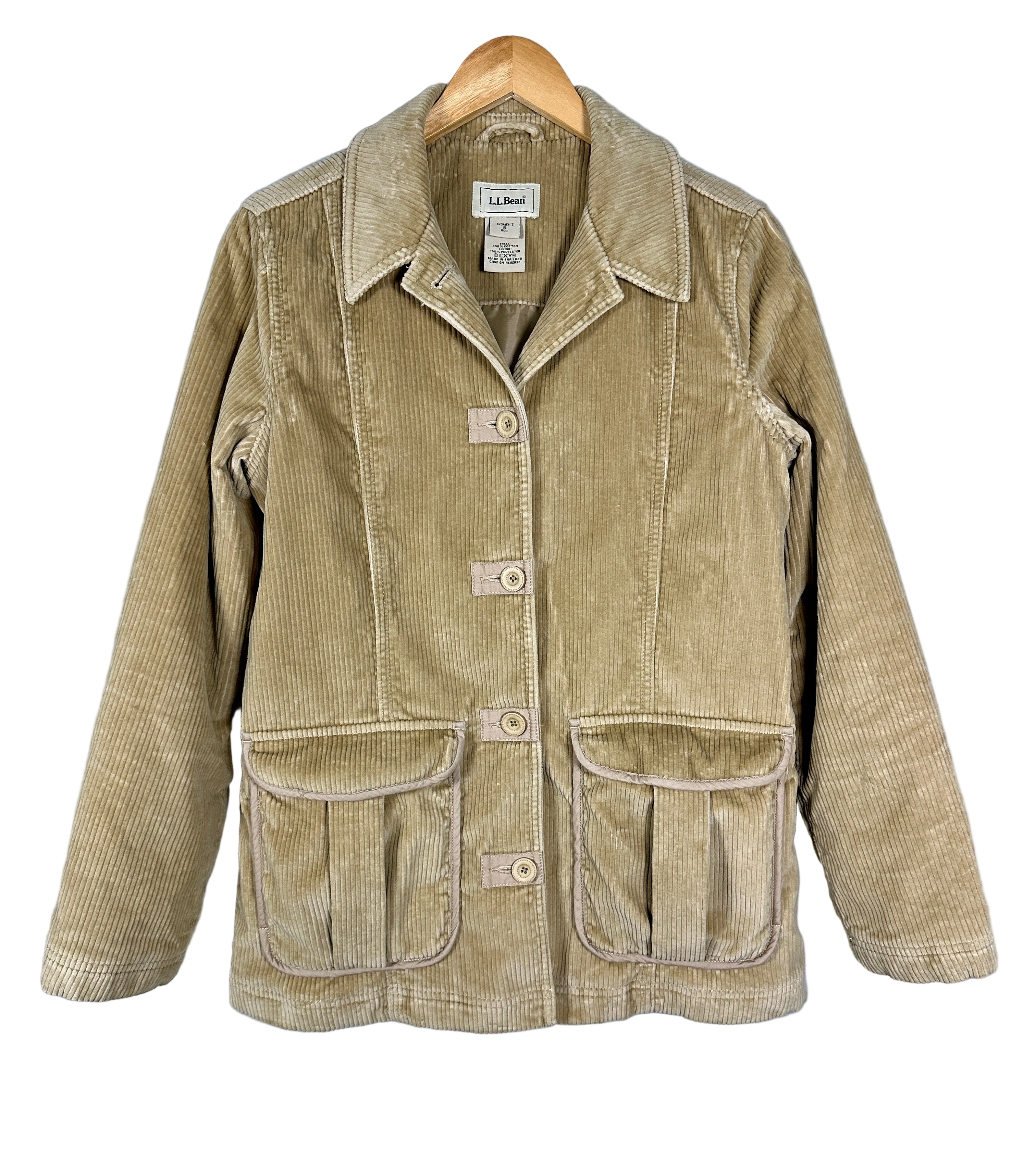 Vintage LL Bean Thinsulate Lined Corduroy Jacket-Small