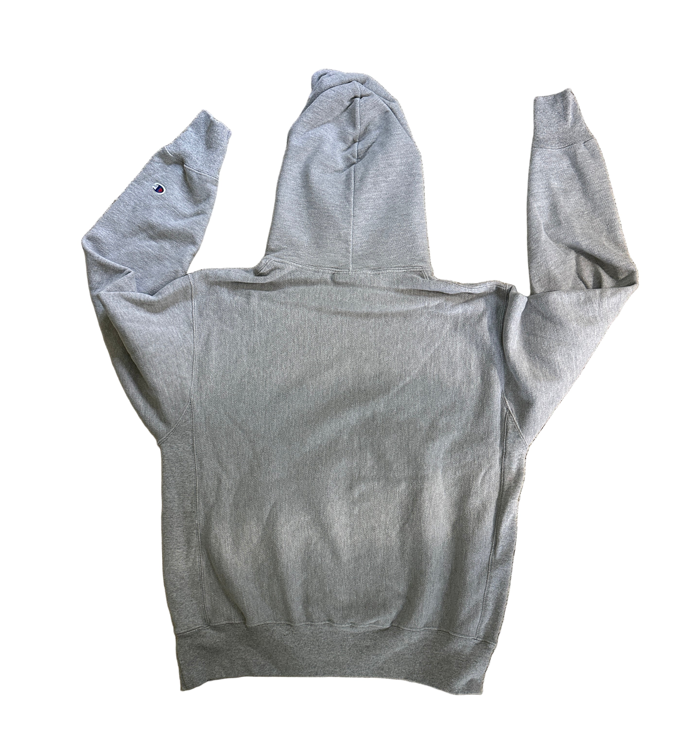 Vintage Champion Reverse Weave Heavyweight C Logo Hoodie - Large