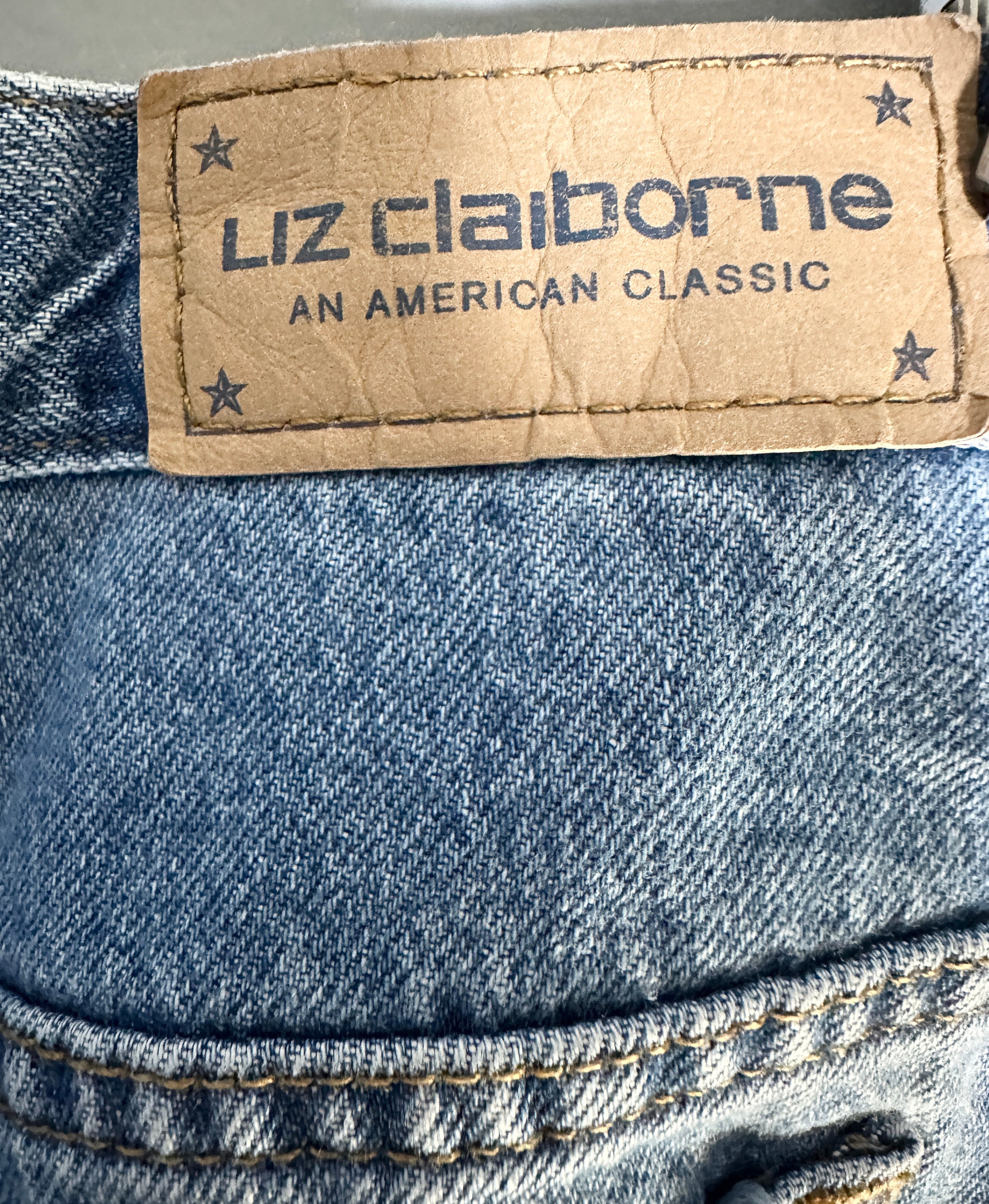 Vintage Liz Claiborne "Have To Have" Blue Denim Jeans Classic Fit-16 S