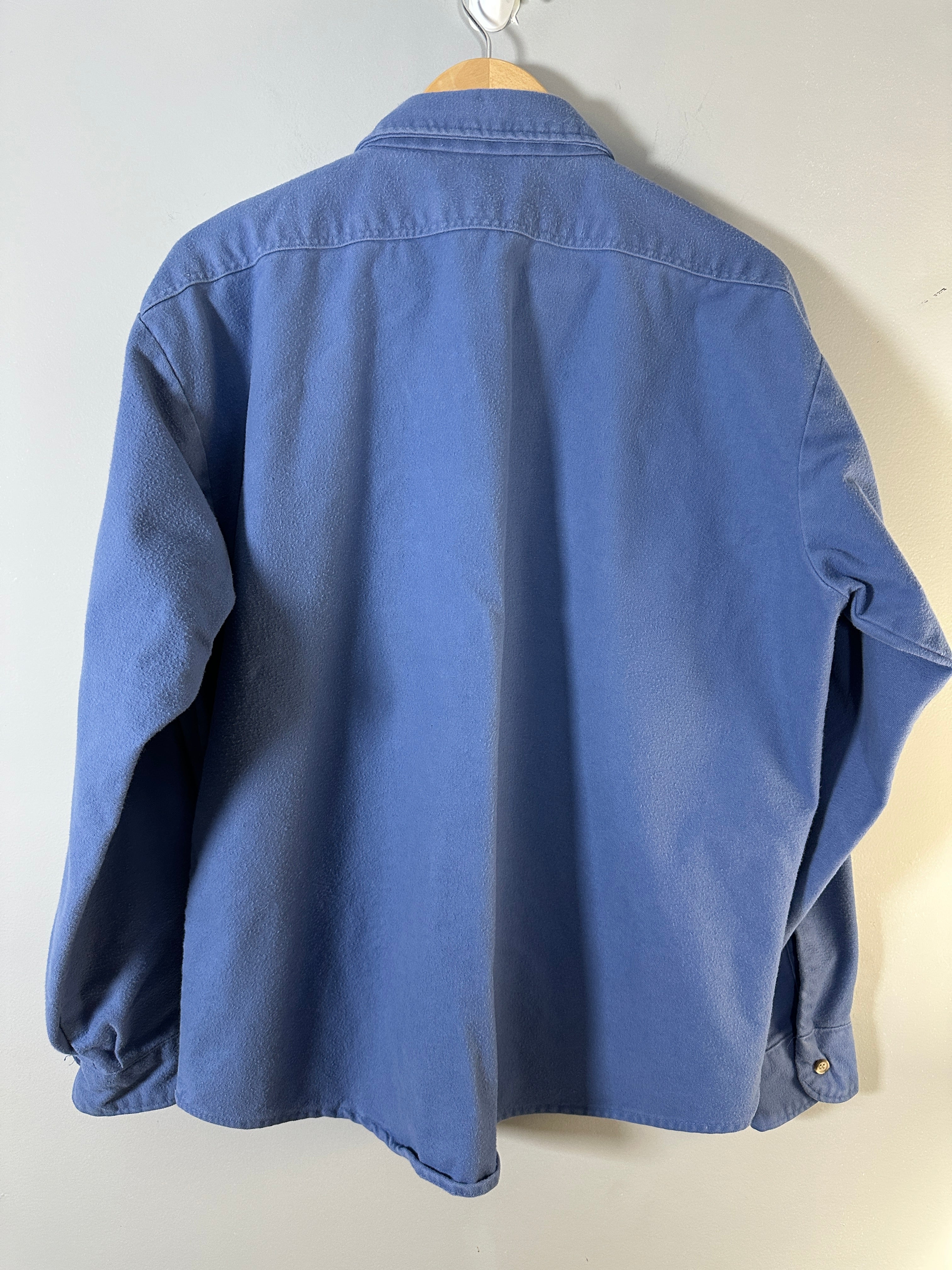 Vintage Five Brother Heavy Flannel Chamois Button Down Work Shirt USA-XL