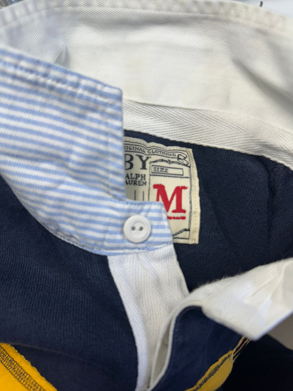 Vintage Ralph Lauren Rugby Shirt "Old Newburians R.F.C."- Sz Med Chest 42"