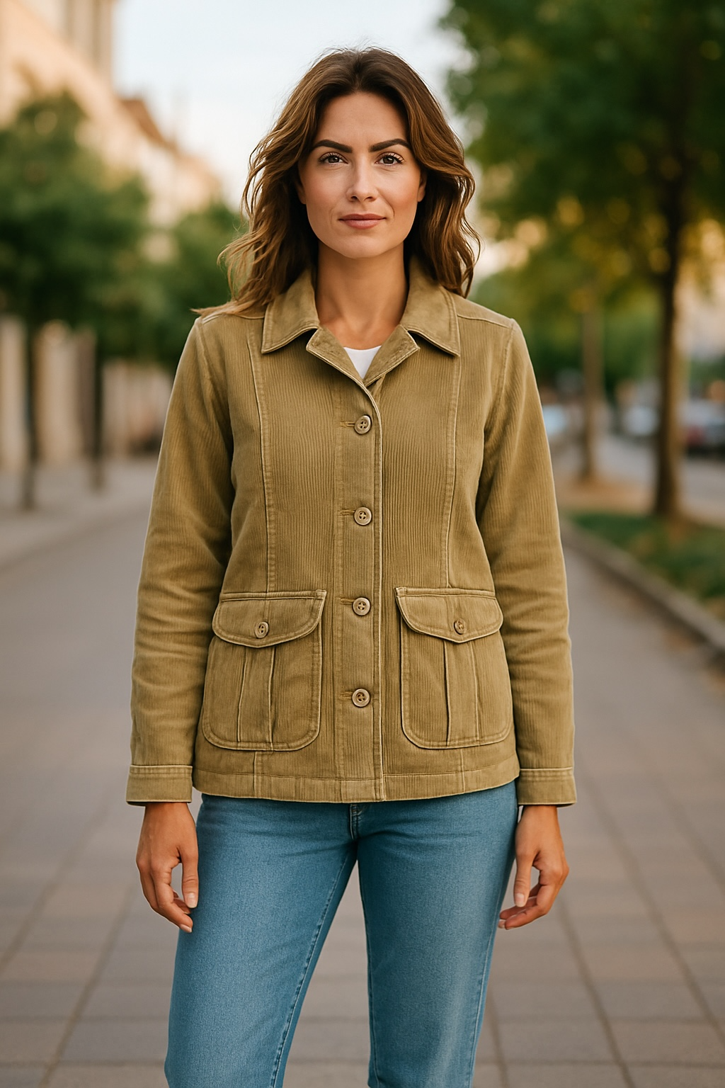 Vintage LL Bean Thinsulate Lined Corduroy Jacket-Small