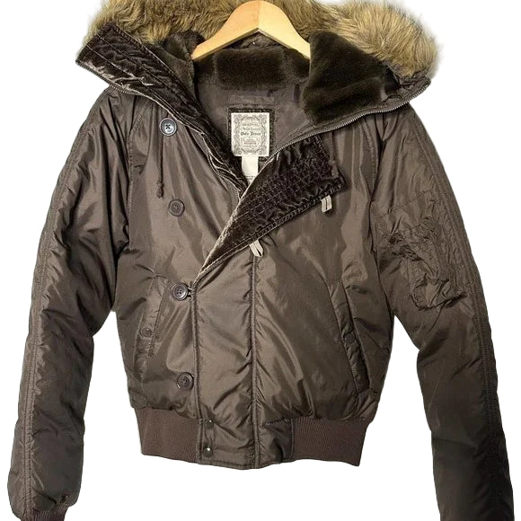 Vintage Ralph Lauren Polo Jeans Down Filled Hooded Jacket-Medium